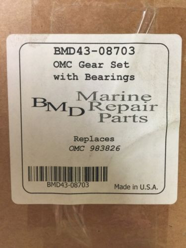 EMP43-08703 OMC Gear Set With Bearings