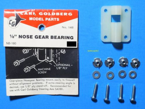 CARL GOLDBERG 148 1/8" Nose Gear Bearing (1 Assembly) for RC Airplanes GBG148