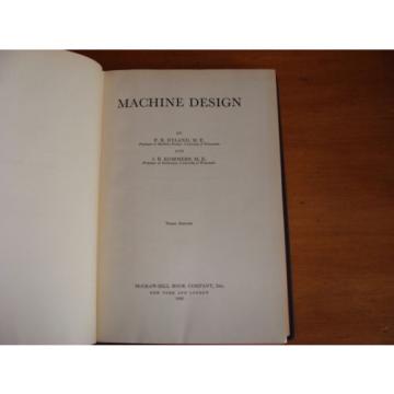 Old MACHINE DESIGN Book TOOLS METAL-WORK GEAR CAM BEARING HARDWARE SCREW RIVET +