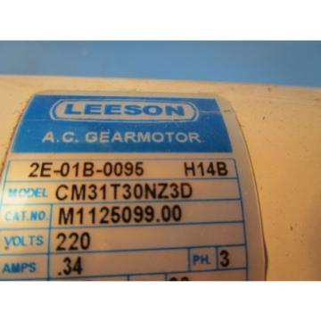 LESSON CM31T30NZ3D GEARMOTOR M1125099, 2E-01B-0095-2, GEAR MOTOR